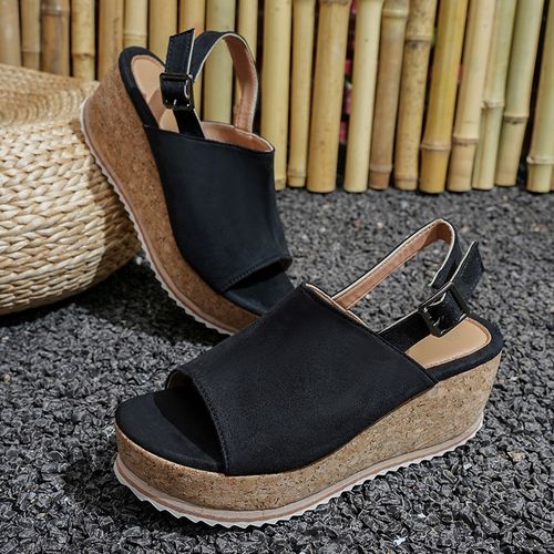 LEYLA STORE Thick Sole Sandals - Trendyol