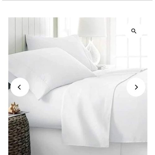 product_image_name-Generic-Pure white plain bedsheet 5X6-1