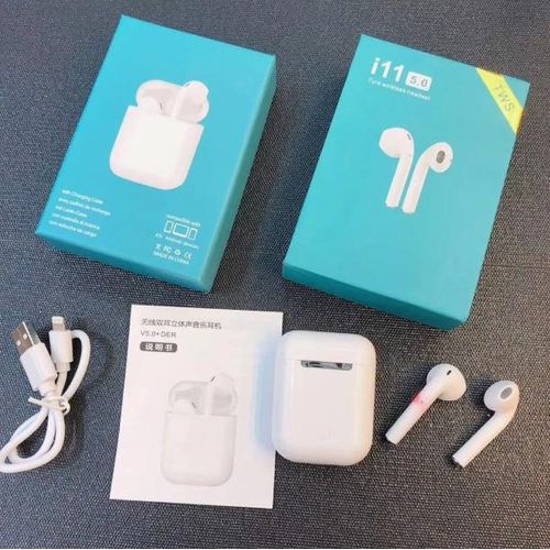 product_image_name-TWS-Airpods Twins Bluetooth Earbuds Original I11 Airpods/Headphones/Earphones. Bluetooth V5.0 Earphone Touch Sensor True Stereo 10m Transmission Built in Mic Earbuds with Charging Case Sport Headset for all Bluetooth devices-1