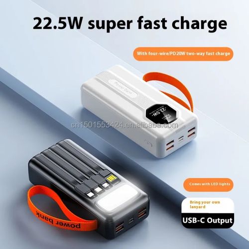 product_image_name-Generic-30,000mAh fast charging powerbank large capacity portable powerbank with own inbuilt charging cables for all phonesand flashlight -6