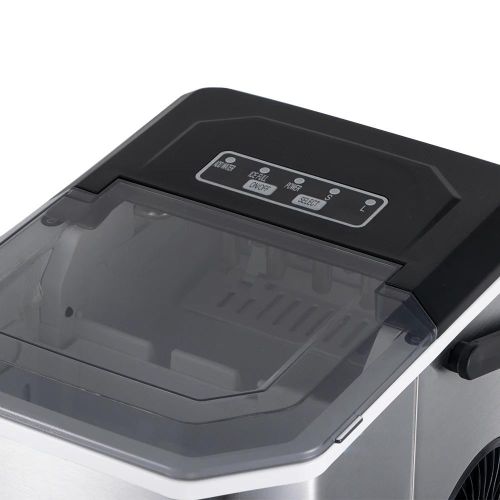 product_image_name-RAF-Fully Automatic Stainless Steel 26 Liter Small Intelligent Fast Ice Maker Ice Cube Machine-2