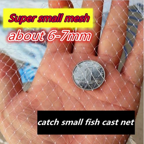 Generic Finefish Super Small Mesh Cast Net Fishing Network USA Hand Cast Net  Outdoor Throw Catch Fishing @ Best Price Online