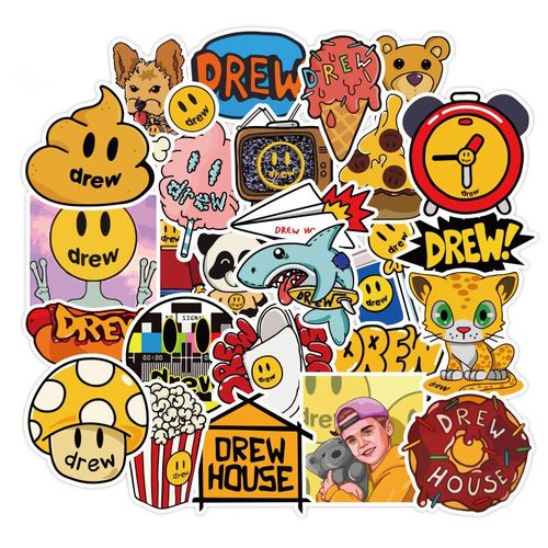 Drew House Stickers, sticky decals