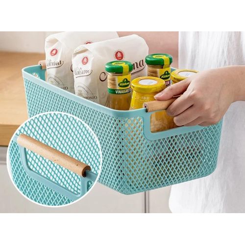 product_image_name-Un Branded-Blue Plastic storage basket-1