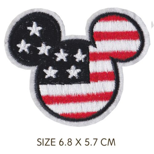 Mickey Mouse 'Mickey  Thinking' Embroidered Patch — Little Patch Co