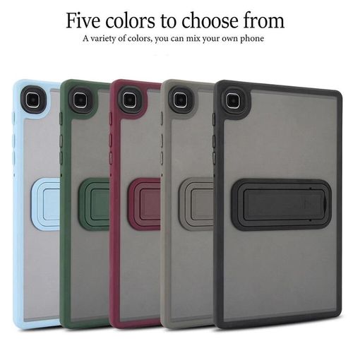 product_image_name-Generic-For Samsung Galaxy Tab A9 Tablet Matte Clear Case Stand Protect Cover-GREEN-3