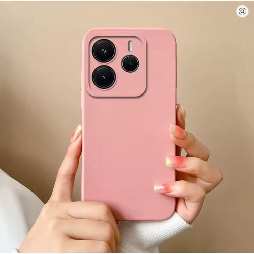 product_image_name-XIAOMI-Redmi Note 14 Premium Back Cover - Premium Liquid Silicone, Pink-4
