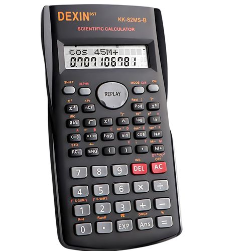 product_image_name-Generic-DEXIN KK-82MS-B Scientific Calculator with Dual-Color Design, Exam-Approved for Students & Professionals-1