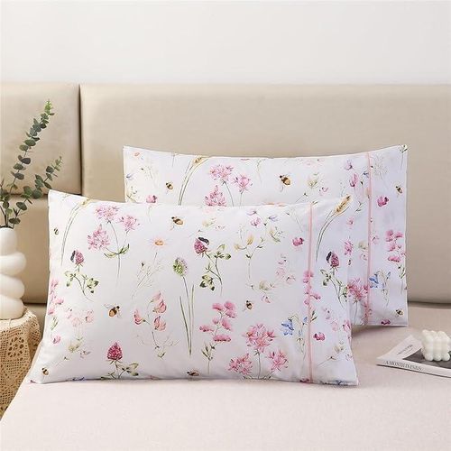 product_image_name-Generic-Premium Soft Fiber Bed Pillows 2 pairs Comfortable & Supportive Sleeping Pillow RANDOM PRINTS-2