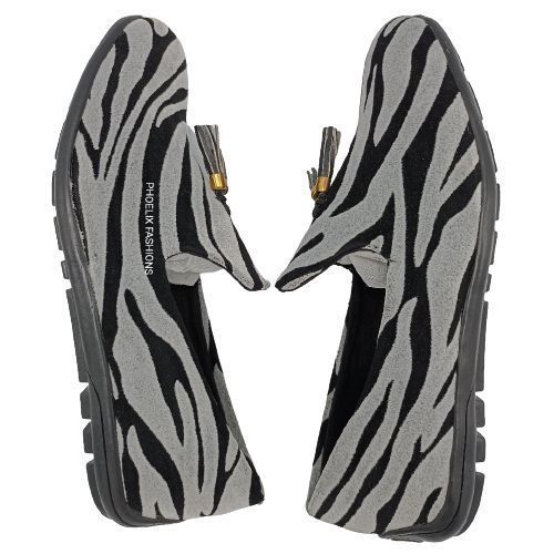 product_image_name-PHOELIX FASHIONS-Elegant Unisex AFRICAN Ankara Loafers + FREE PURE LEATHER WALLET.-3