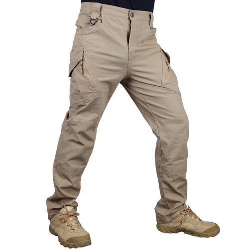 Fashion Khaki Tactical Waterproof Cargo Pants Combat Hiking Various ...