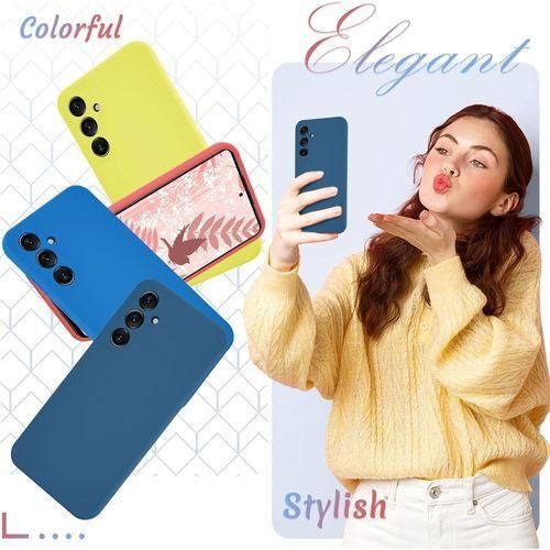 product_image_name-Generic-Shockproof silicone Case Microfiber Lining cover for samsung Galaxy A55 5G-3