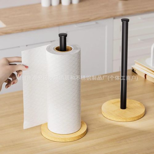 product_image_name-Un Branded-Black paper towel holder-2