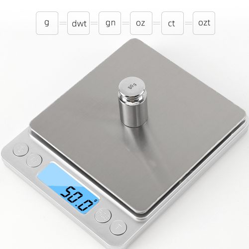 Digital Kitchen Scale, 500g/ 0.01g Small Jewelry Scale, Food