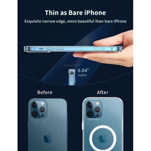 product_image_name-Generic-For IPhone 12 Pro Max Shockproof Transparent Soft TPU Crystal Clear Case With Magsafe-3