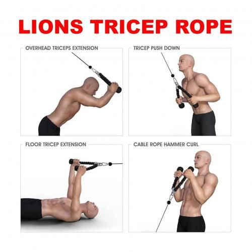 Generic Tricep Rope Pulley Tricep Training Rope 1.50M @ Best Price Online