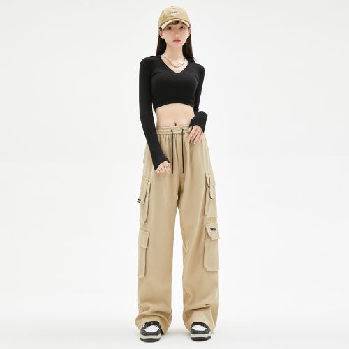 Parachute Cargo Pants Womens, Joggers Trousers Clothes