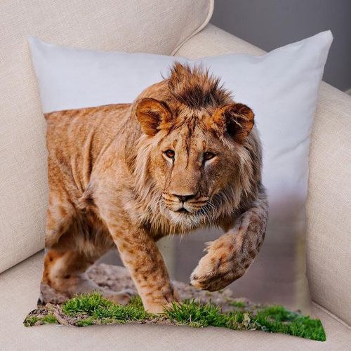 Lion pillow case top