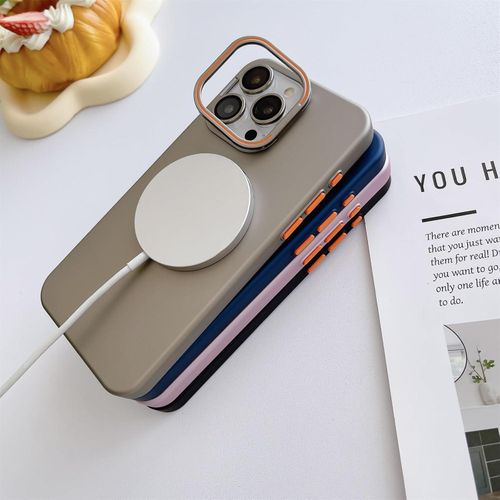 product_image_name-Generic-iPhone 11 Magnetic Stand Luxury Phone Case, Free Camera Lens Protector-4