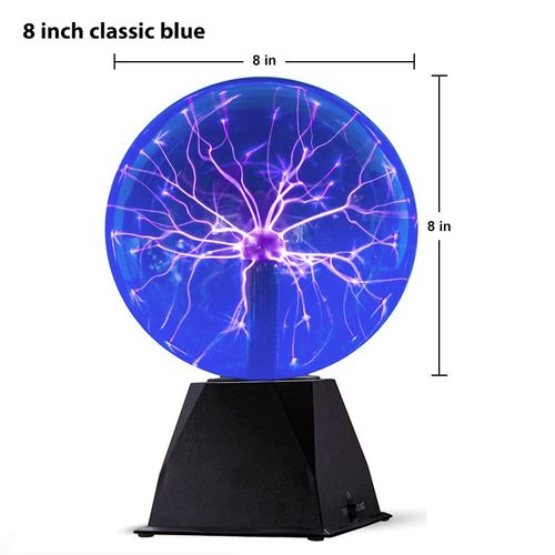 4/5/6/8 inch Plasma Ball Light Sphere Touch Sound Sensitive Christmas Gift