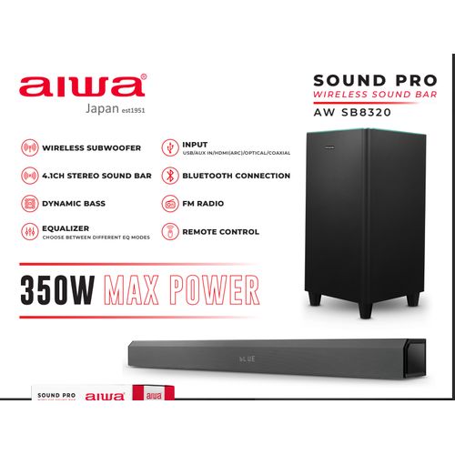 product_image_name-Aiwa-4.1 Wireless Sound Bar System (SB-8320)-3