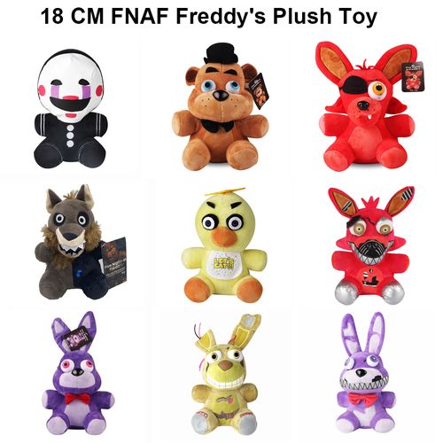 Fnaf Plush Toy Doll Golden 5 Night Freddy Foxy Bonnie Chica