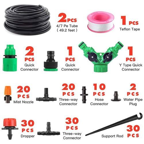 product_image_name-Generic-30M 100FT Drip Irrigation Kit DIY Water Saving Automatic Irrigation Equipment Set-2