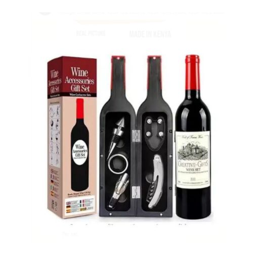 product_image_name-Generic-5pcs Deluxe Gift Bottle Shaped Wine Opener  Wine Corkscrew Set-1
