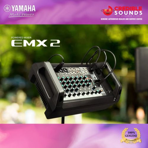 Yamaha EMX2 10-Input Powered Mixer With Dual 250W Amplifier @ Best