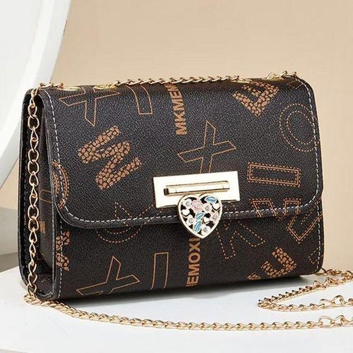Generic Portable Leather HandBags For Ladies Small Chain Crossbody Bags Women Shoulder Bag For Girls Dark Brown Best Price Online Jumia Kenya