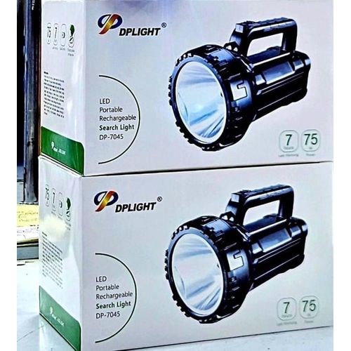 product_image_name-Dp Light-DP-7045 Super Bright Long Range LED Portable Rechargeable Search Light Torch-1