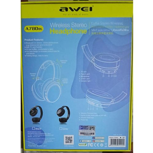product_image_name-Awei-A780BL ANC 30H long play back time Wireless Bluetooth Headphones X BASS BLACK-3