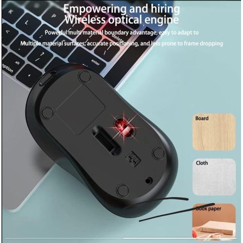 product_image_name-Mouse Pad-RECHARGABLE WIRELESS /BLUETOOTH MOUSE - USB C CHARGING PORT-2