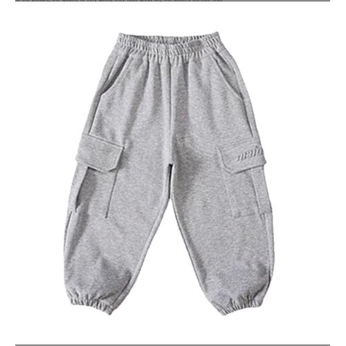 product_image_name-Comfortable- Boys sweatpants GREY-1