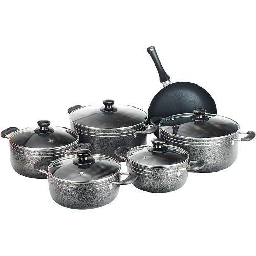 product_image_name-Generic-Cooking Pots With Pan. TC 14pcs Non Stick-1