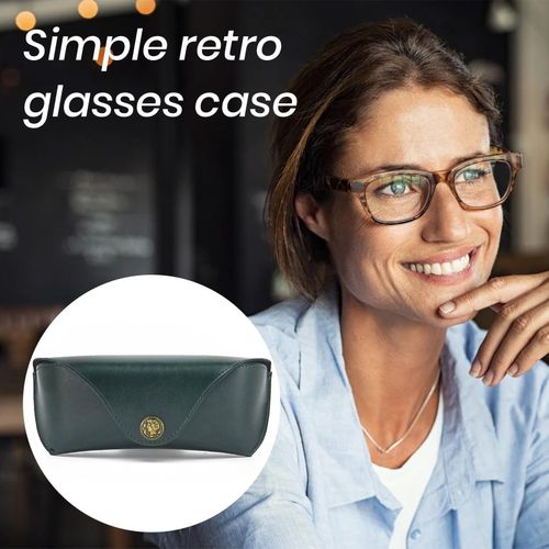 Generic Glasses Storage Box Vintage Style Pocket Eyeglasses Case