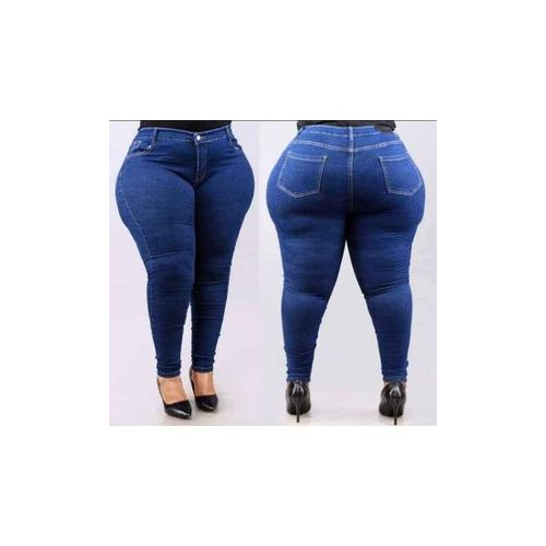 Fashion Ladies Denim Jeans Blue Denim Best Price Online Jumia