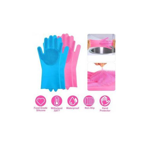 product_image_name-Generic-Silicon Dishwashing Kitchen Gloves-1