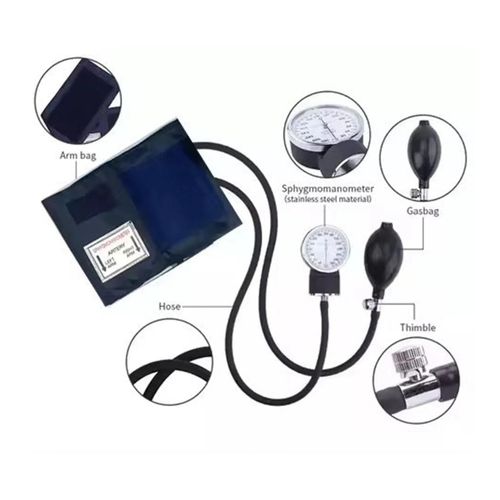product_image_name-Generic-Aneroid Sphygmomanometer with Single-Head Stethoscope Kit-3