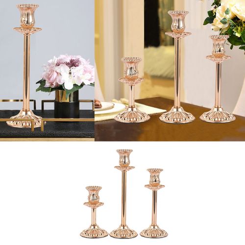 Taper candle holders gold deals