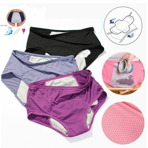 Period Underwear Menstrual Period Panties Leak-proof Cotton Protect