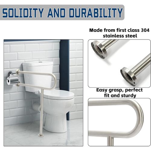 product_image_name-TodyJeyHo-Folding Support Bar for Bathroom,Stainless Steel, Silver-3