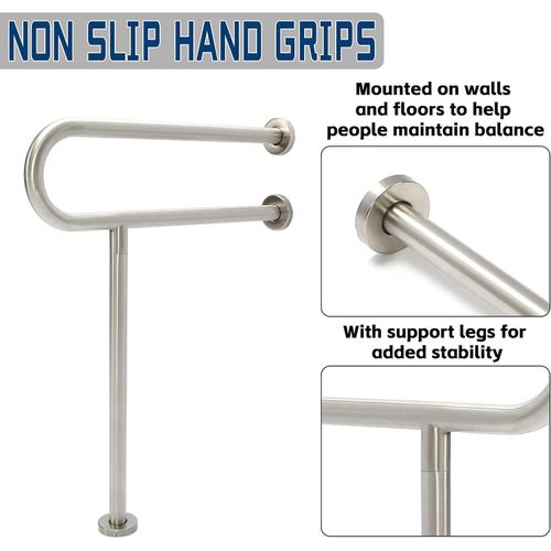 product_image_name-TodyJeyHo-Folding Support Bar for Bathroom,Stainless Steel, Silver-5