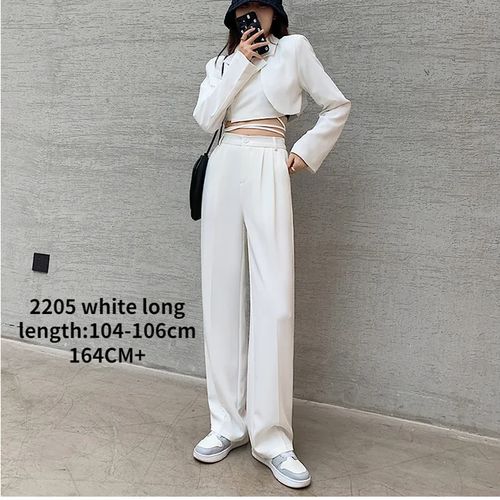 Casual High Waist Loose Wide Leg Pants For Women Spring Autumn New