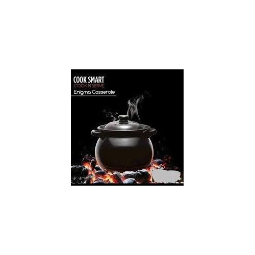 product_image_name-Generic- Black Ceramic Cooking Pot – Anti-Overflow, Non-Slip Base-2
