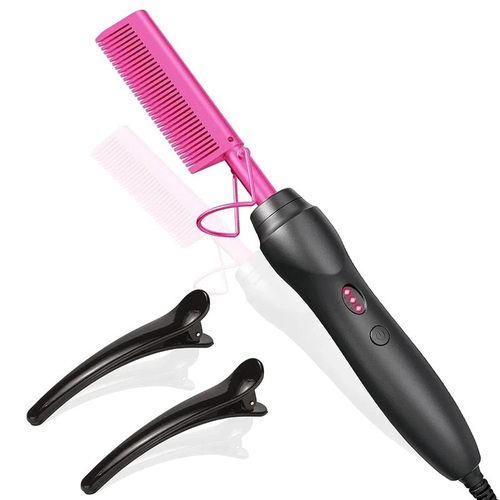 Iron comb for black hair clearance