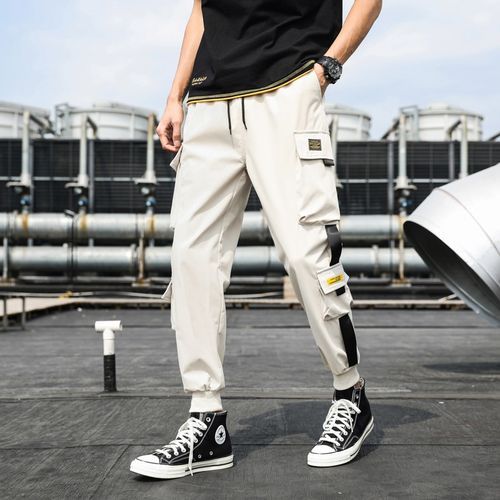 FASHION Men's Casual Hip Hop Harem Pants Trousers Cargo Joggers Streetwear  Pants