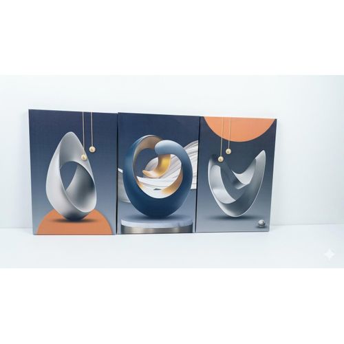 product_image_name-Generic-Modern 3D Abstract Canvas Set – Sophisticated, Bold & Fluid-1