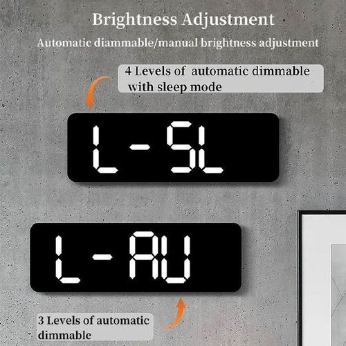 product_image_name-Generic-9 Inch Large Digital Wall Clock USB Powered TEMP Humidity Week Auto Dimmer DST Table Clock 12/24H Electronic LED Alarm Clock-6