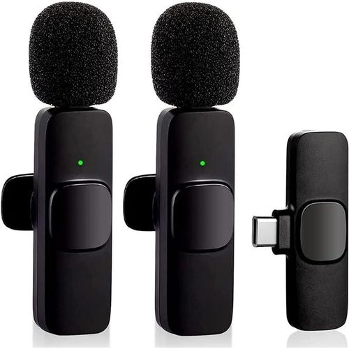 Lapel Wireless Microphone for Video Recording Vlogging TikTok